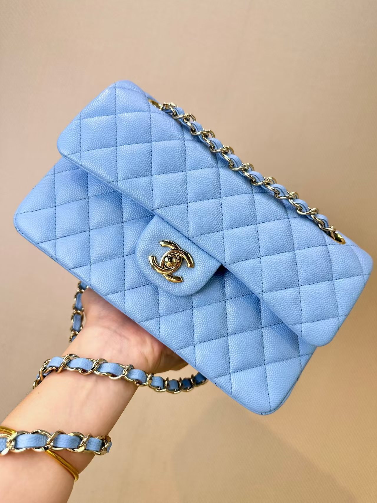 Chanel Caviar Quilted Small Double Flap 23cm