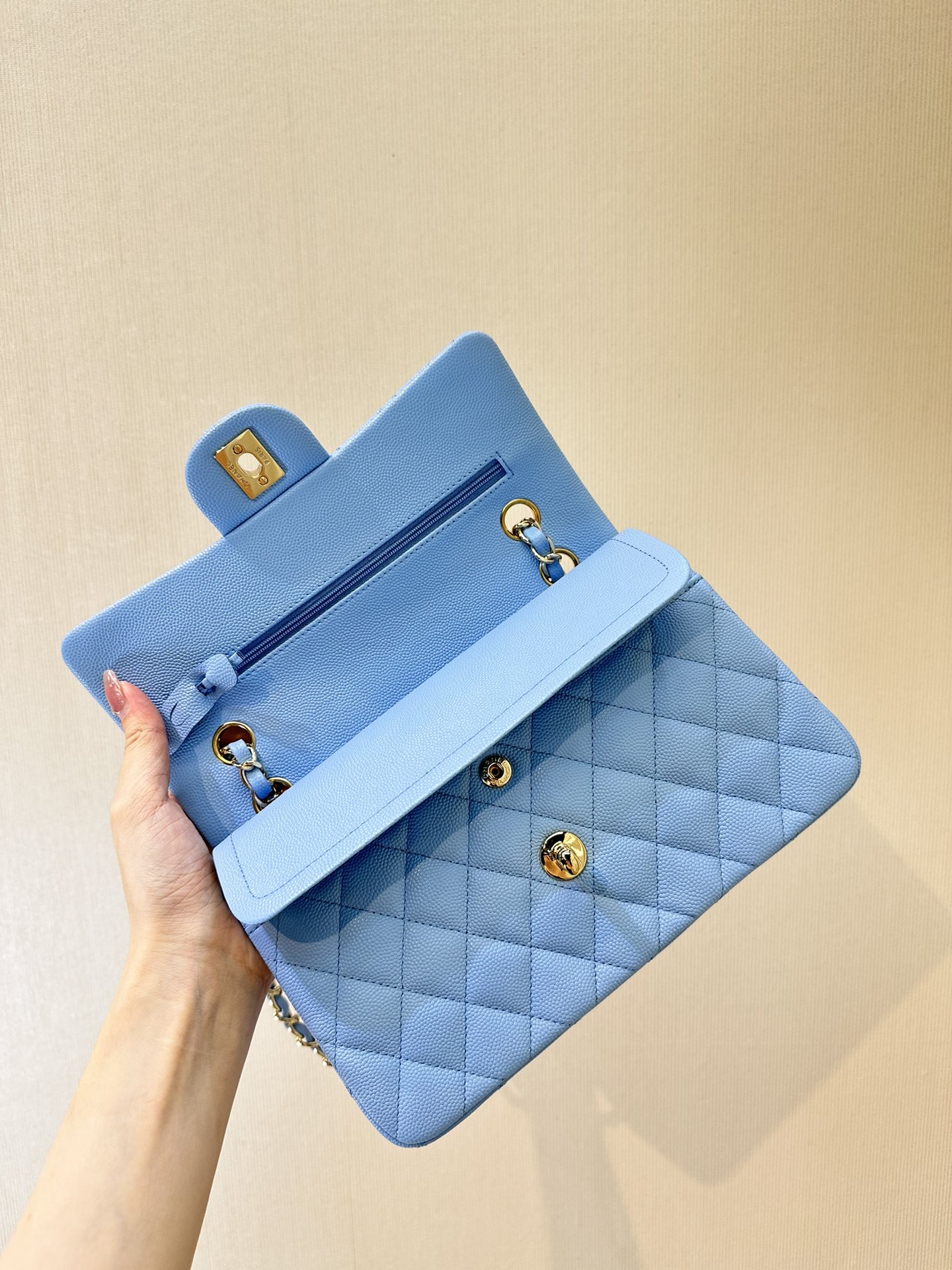 Chanel Caviar Quilted Small Double Flap 23cm