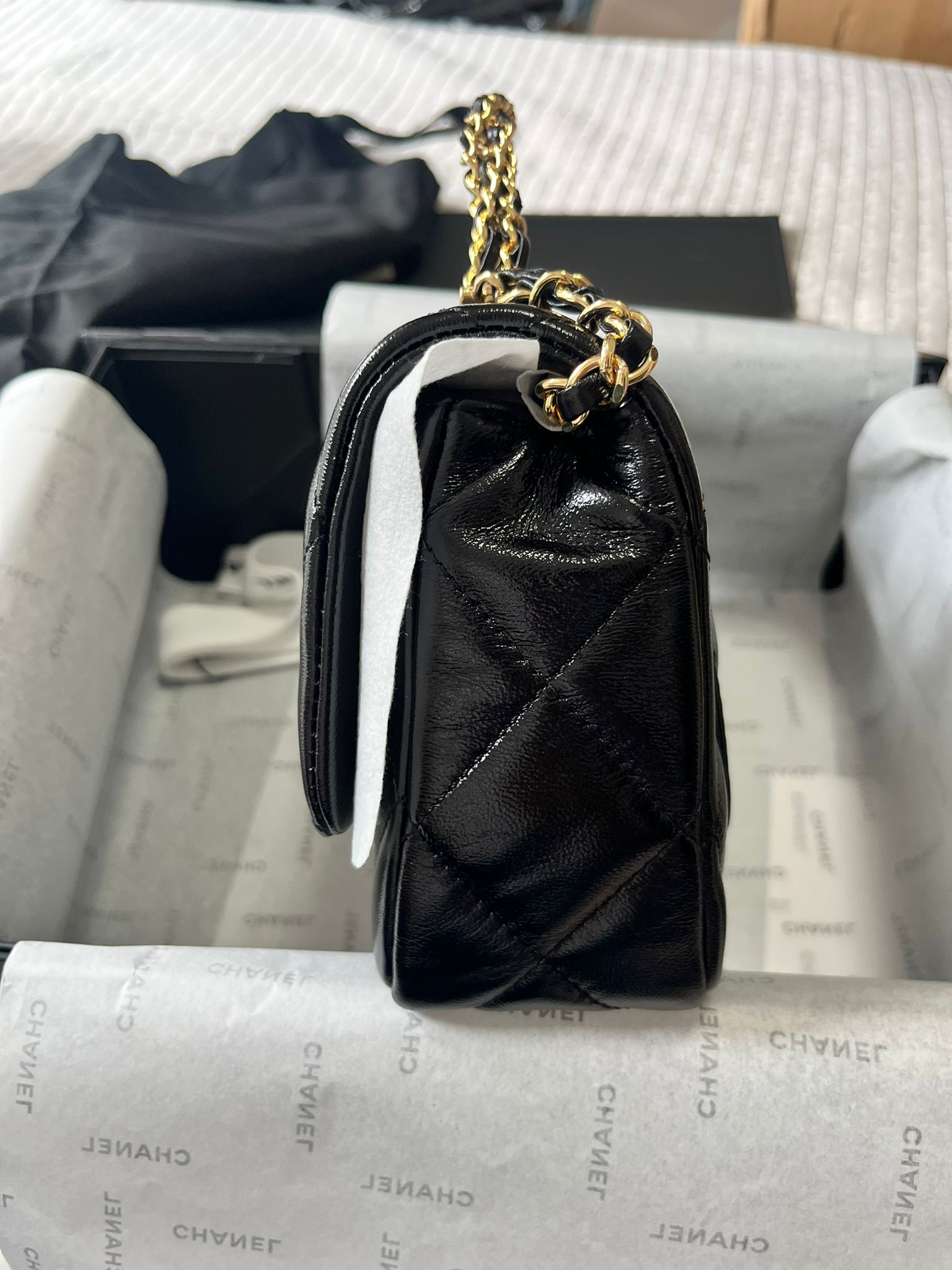 Chanel Rectangle Mini in Black (19X14X8cm)