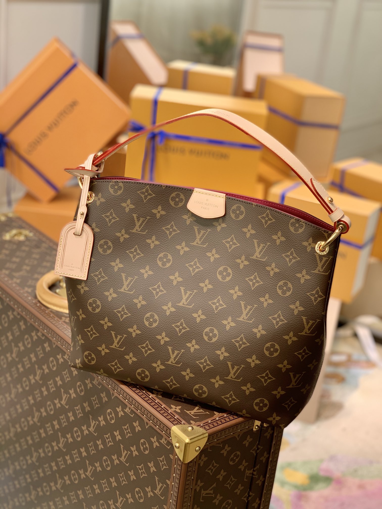 LOUIS VUITTON M43700 (35 x 30 x 11cm)