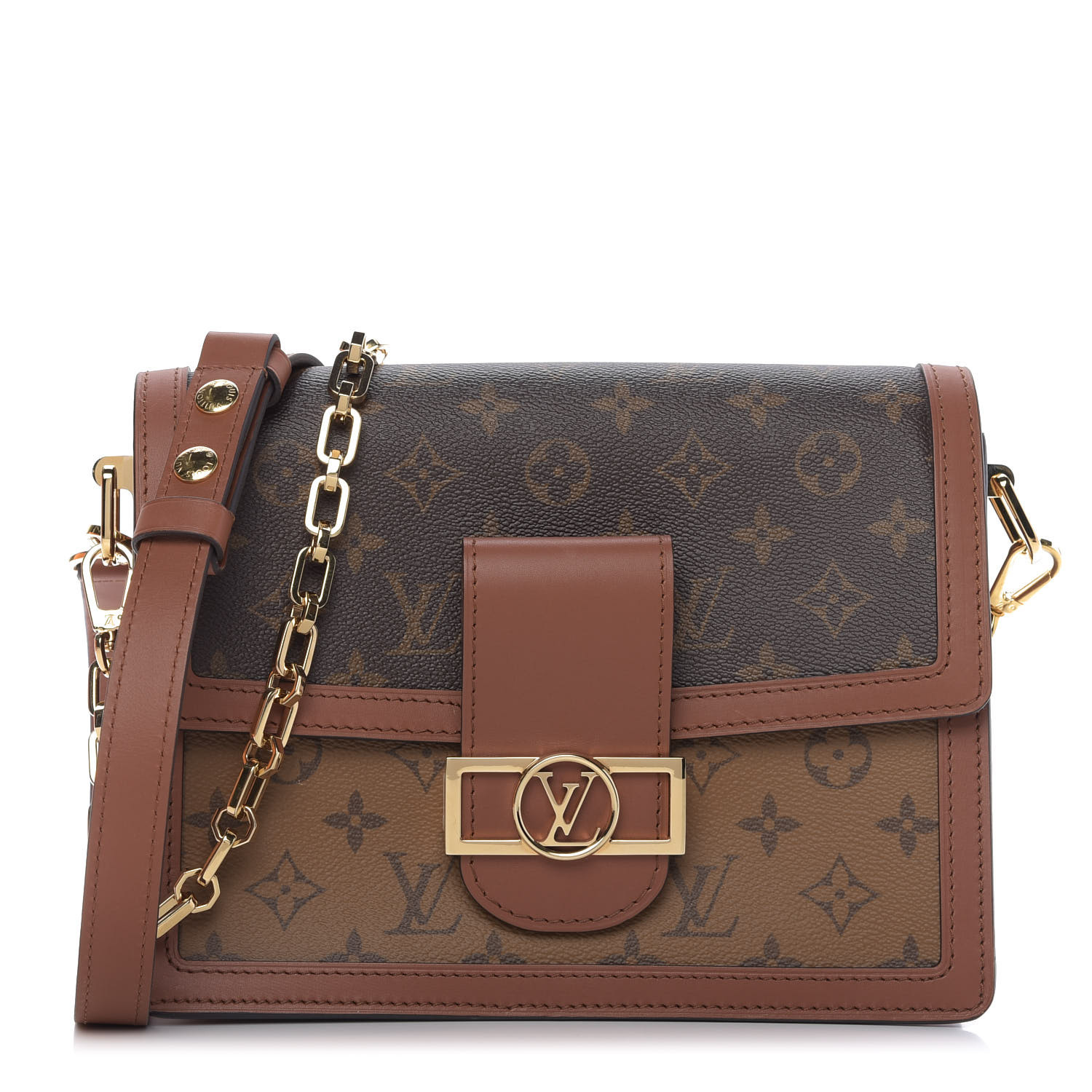 LOUIS VUITTON Reverse Monogram Dauphine M44391 (25X17X10.5cm)